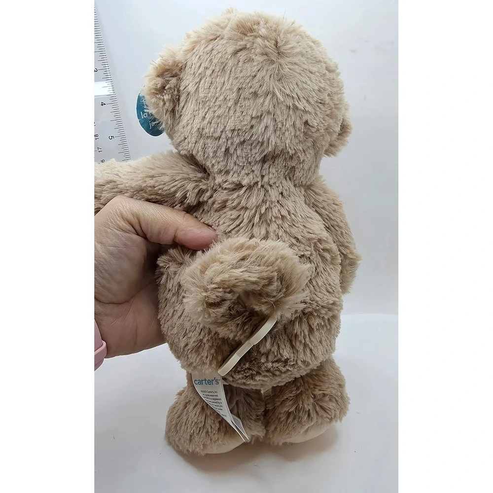 Carters Musical Wind Up Monkey Plush Brown Shaggy Stuffed Animal Toy 2023